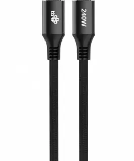 TB кабел USB C - USB C 2m 240W черен