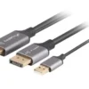 Lanberg HDMI(M)-Displayport(M) кабел 1M 4K черен