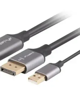 Lanberg HDMI(M)-Displayport(M) кабел 1M 4K черен