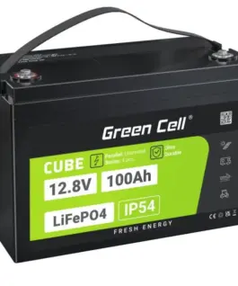 Green Cell LiFePO4 battery 100Ah 12V/12.8V 1280Wh
