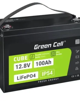 Green Cell LiFePO4 battery 100Ah 12V/12.8V 1280Wh