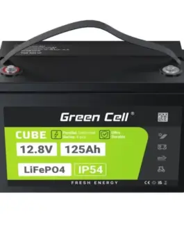 Alternative view of Green Cell LiFePO4 battery 125Ah 12V/12.8V 1600Wh