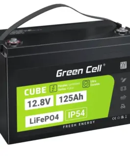 Green Cell LiFePO4 battery 125Ah 12V/12.8V 1600Wh