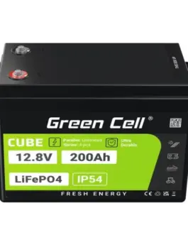 Alternative view of Green Cell LiFePO4 battery 200Ah 12V/12.8V 2560Wh