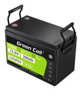 Green Cell LiFePO4 battery 200Ah 12V/12.8V 2560Wh