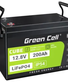 Green Cell LiFePO4 battery 200Ah 12V/12.8V 2560Wh