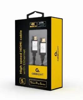 Alternative view of Gembird HDMI кабел high speed ethernet Select Plus 5M