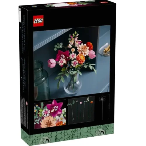Alternative view of LEGO Klocki Botanicals 10342 Piękny bukiet różowych kwiatów