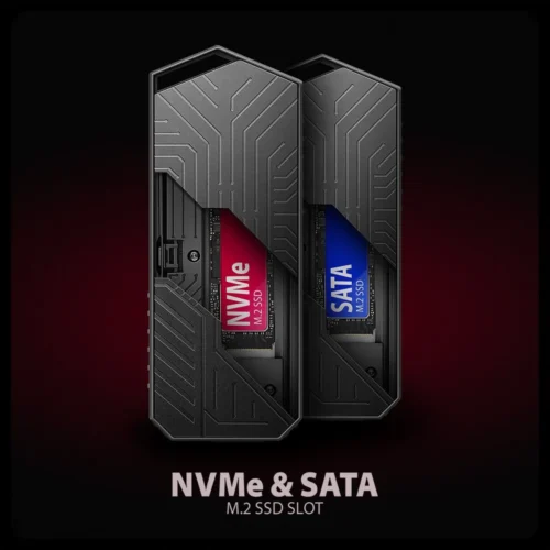 AXAGON EEM2-GAM USB-C enclosur e Gen2 M.2 NVMe/SATA SS