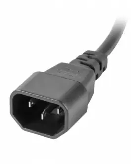 Alternative view of Lanberg PDU rack power strip 19 inch 1U 16A 5x230V 2m черен C14