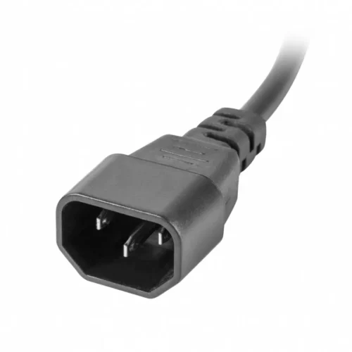 Alternative view of Lanberg PDU rack power strip 19 inch 1U 16A 5x230V 2m черен C14