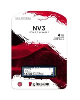 Alternative view of Kingston NV3 4TB M.2 2280 PCI-e 4.0 NVMe 6000/5000 SSD