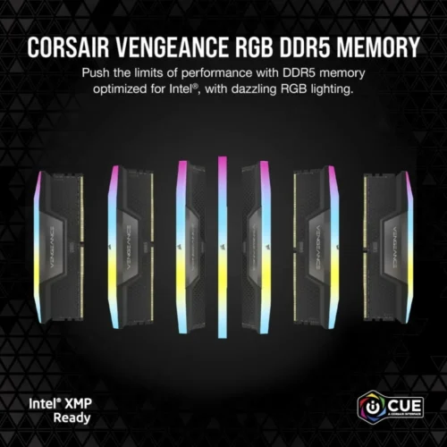 Corsair памет DDR5 Vengeance RGB 64GB/6400