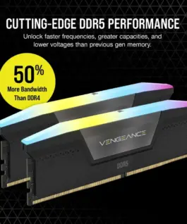 Corsair памет DDR5 Vengeance RGB 64GB/6400