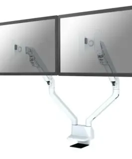 Alternative view of Neomounts Desk holder FPMA-D750Dбял2 for 2 screens 10-32 inches 75x75-100x100 2-8kg h:20-51cm PIVOT 180 degrees