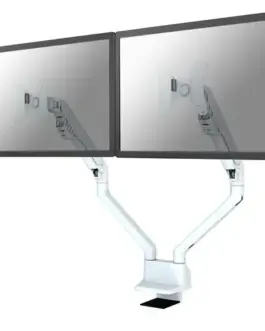 Alternative view of Neomounts Desk holder FPMA-D750Dбял2 for 2 screens 10-32 inches 75x75-100x100 2-8kg h:20-51cm PIVOT 180 degrees