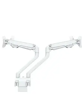 Neomounts Desk holder FPMA-D750Dбял2 for 2 screens 10-32 inches 75×75-100×100 2-8kg h:20-51cm PIVOT 180