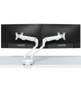 Neomounts Desk holder FPMA-D750Dбял2 for 2 screens 10-32 inches 75×75-100×100 2-8kg h:20-51cm PIVOT 180