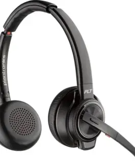 POLY Savi 8220 UC Microsoft Teams Certified DECT 1880-1900 MHz USB-A Headset (8D3F5AA)