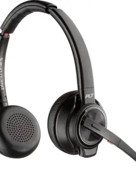 POLY Savi 8220 UC Microsoft Teams Certified DECT 1880-1900 MHz USB-A Headset (8D3F5AA)