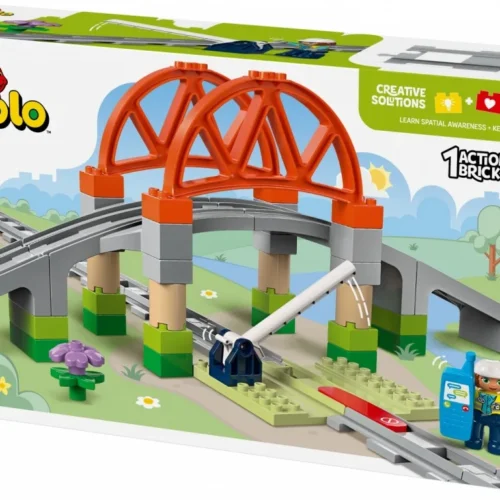 Alternative view of LEGO DUPLO 10426 Train Bridge and Tracks Expansion Set