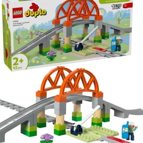 LEGO DUPLO 10426 Train Bridge and Tracks Expansion Set