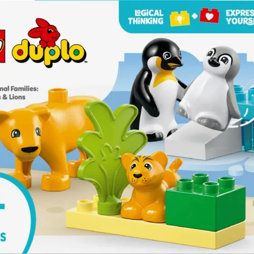 Alternative view of LEGO DUPLO 10442 Wild Animal Families: Penguins & Lions