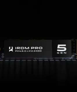 Alternative view of GOODRAM SSD IRDM PRO P54S Gen5 1TB 5x4 2280 5x4 2280 11500/9000MB/s
