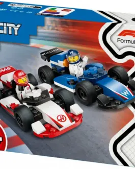 Alternative view of LEGO City 60464 F1 Williams Racing & Haas F1 Race Cars