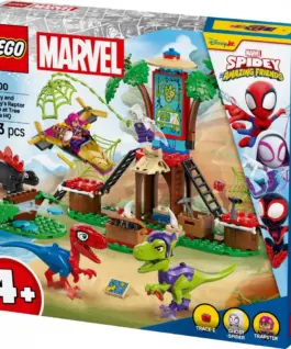 Alternative view of LEGO SPIDEY 11200 Spideys and Gobbys Raptor Battle at Tree House
