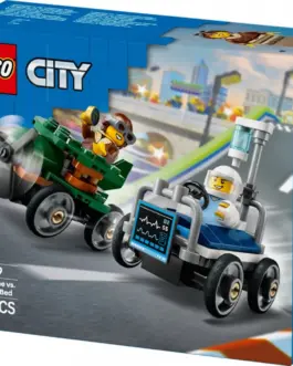 Alternative view of LEGO City 60459 Airplane vs. Hospital Bed Race Car Pack