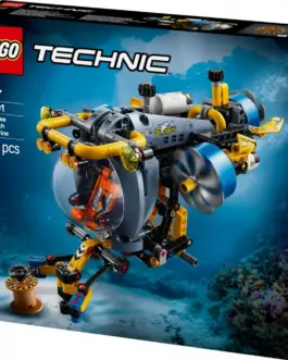 Alternative view of LEGO Blocks Technic 42201 Deep-Sea Research Submarine