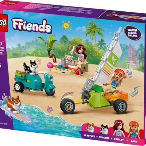 Alternative view of LEGO Friends 42641 Surfing Dogs and Scooter Adventure