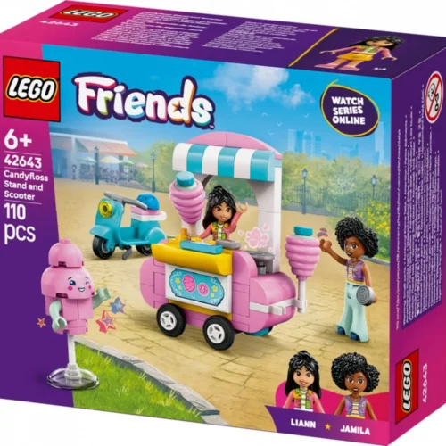 Alternative view of LEGO Friends 42643 Cotton Candy Stand and Scooter