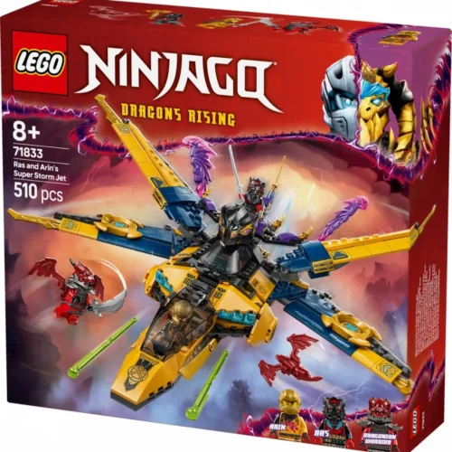 Alternative view of LEGO Bricks Ninjago 71833 Ras and Arins Super Storm Jet