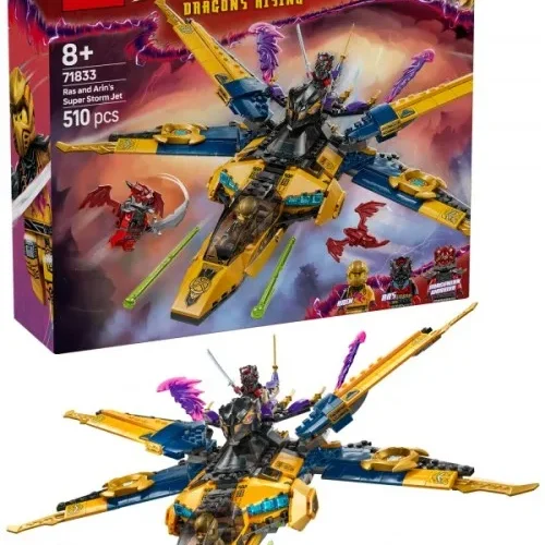 LEGO Bricks Ninjago 71833 Ras and Arins Super Storm Jet