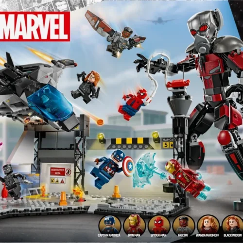 LEGO Blocks Super Heroes 76314 Captain America: Civil War Action Battle