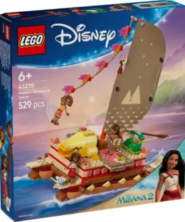 LEGO Disney 43270 Moanas Adventure Canoe
