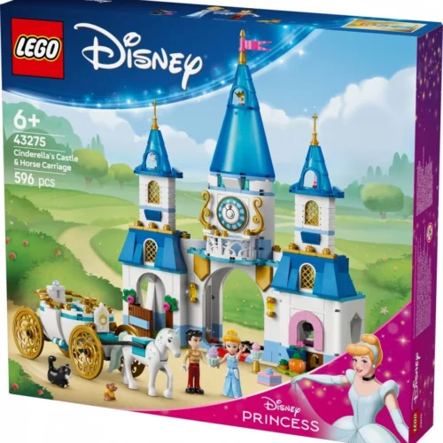 Alternative view of LEGO Disney 43275 Cinderellas Castle & Horse Carriage