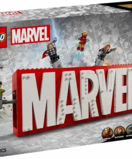 LEGO Blocks Super Heroes 76313 MARVEL Logo & Minifigures