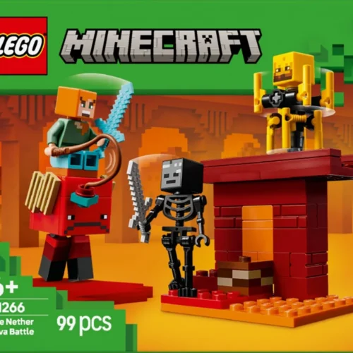 LEGO Minecraft 21266 The Nether Lava Battle