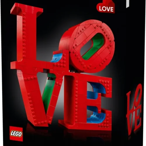 Alternative view of LEGO Blocks ART 31214 LOVE