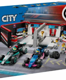LEGO F1 Garage & Mercedes-AMG & Alpine Cars