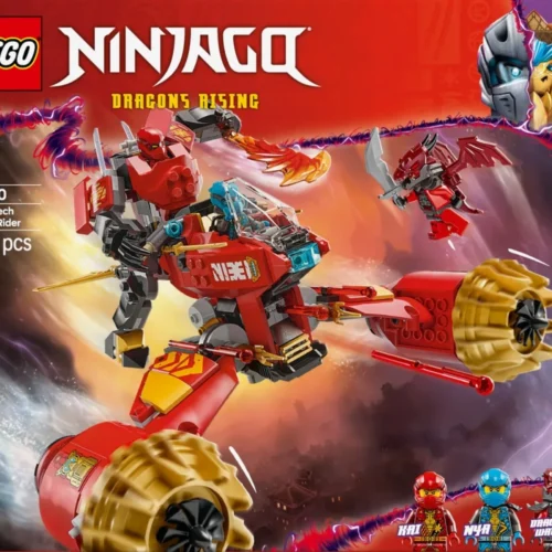 Alternative view of LEGO Kais Mech Storm Rider