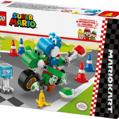 Alternative view of LEGO Mario Kart - Yoshi Bike