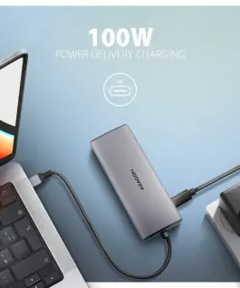 AXAGON HMC-6L2L 2xUSB-A HDMI4K 1x USB-C PD100W USBC LA