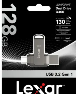 Alternative view of Lexar Pendrive Dual Drive D400 128GB USB-C/A 3.1 130MB/s
