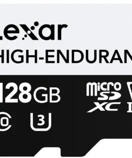 Lexar microSD High Endurance card 128GB C10 A1 U1 V30 100/45MB/s