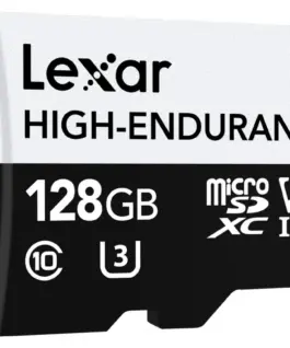Lexar microSD High Endurance card 128GB C10 A1 U1 V30 100/45MB/s