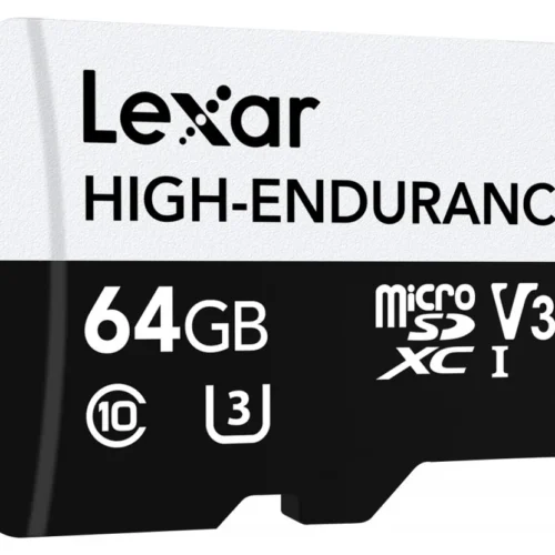 Lexar microSD High Endurance card 64GB C10 A1 U1 V30 100/35MB/s